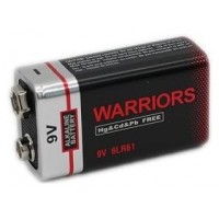 PILAS 6LR61 WARRIORS ALCALINA 9V 1 PILA